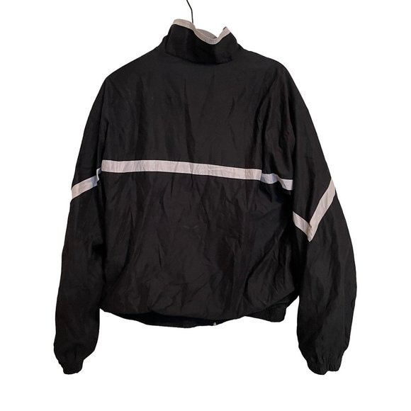 WEATHERPROOF‎ WINDBREAKER JACKET SIZE LARGE BLACK WHITE - Picture 2 of 8